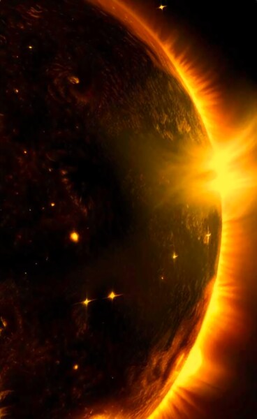 Digital Arts titled "BEAUTIFUL PLANET" by Mahesh Tolani, Original Artwork, Digital Painting