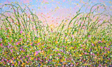 绘画 标题为“Summer. Herbs 5.” 由Iryna Kastsova, 原创艺术品, 丙烯 安装在木质担架架上