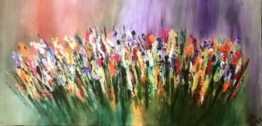绘画 标题为“Field of Colors” 由Alexandra Roberts, 原创艺术品, 丙烯