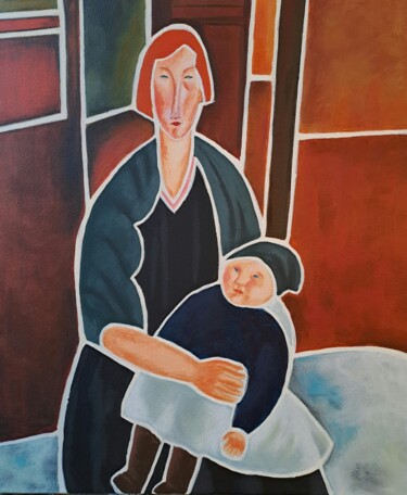 Peinture intitulée "La couleur isolée d…" par Atelier Linea, Œuvre d'art originale, Acrylique