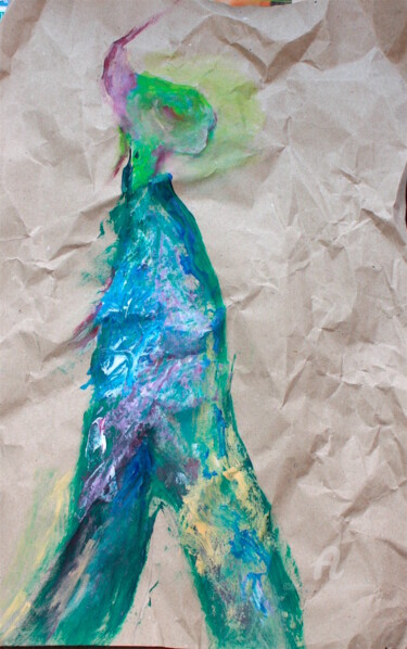 Peinture intitulée "PAS FROISSé 1" par Leylane Ferret, Œuvre d'art originale, Acrylique