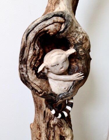 雕塑 标题为“Sculpture du Schlim…” 由Eleanor Gabriel, 原创艺术品, 木