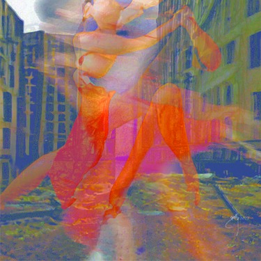 数字艺术 标题为“Tango” 由Golly Hertlein, 原创艺术品, 数字油画