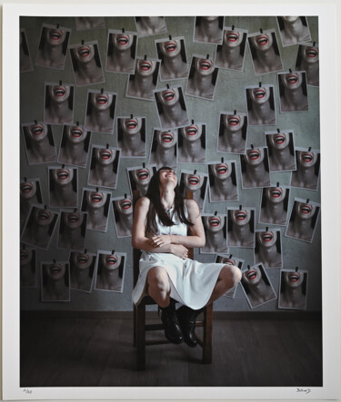 Fotografia zatytułowany „Madness 01/20” autorstwa Bettina Dupont, Oryginalna praca, Manipulowana fotografia