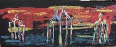 绘画 标题为“Unit # 705.  “The F…” 由Tony Caruso, 原创艺术品, 丙烯