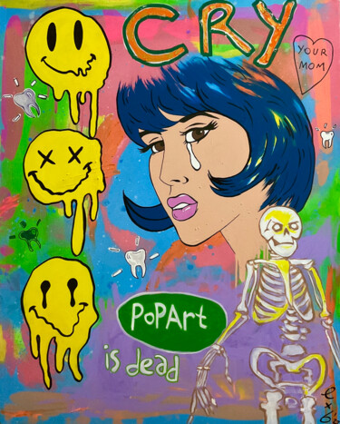 绘画 标题为“PopArtİsDead” 由Erseel, 原创艺术品, 丙烯