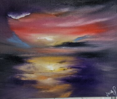 Peinture intitulée "Home by the sea #2#…" par Pascal Jung, Œuvre d'art originale, Huile
