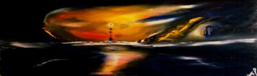 Peinture intitulée "Home by the sea #5#…" par Pascal Jung, Œuvre d'art originale, Huile