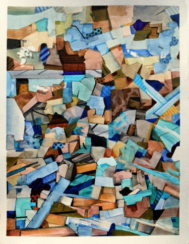 BASIN STREET BLUES Dessin intitulée "BASIN STREET BLUES" par Romain Fontaine (Neist), Œuvre d'art originale, Aquarelle