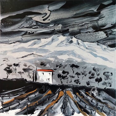 Sainte-Victoire en noir et blanc