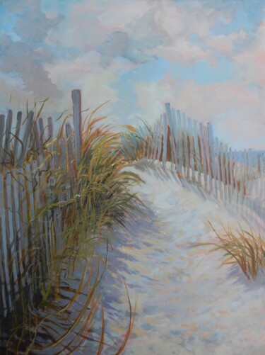 On the Dunes Again Painting titled "On the Dunes Again" by Joy Parks Coats, Original Artwork, Acrylic Mounted on Wood Stretcher frame