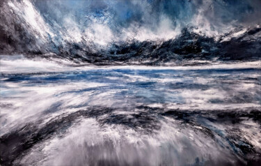 「NEW RAIN IN EMPTY M…」というタイトルの絵画 Alexandra Petropoulouによって, オリジナルのアートワーク, アクリル