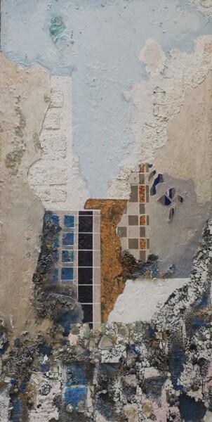 Collages titled "Demolition" by Lynda Rosemarie Stevens, Original Artwork, Collages