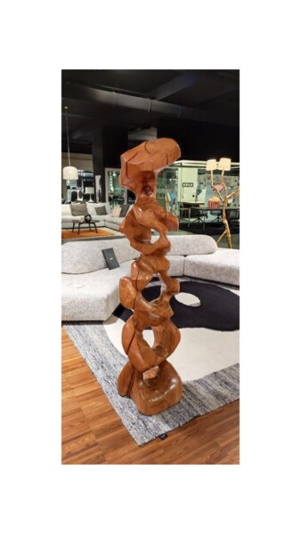 Scultura intitolato "EROSIONI" da Ivan Fabani, Opera d'arte originale, Legno