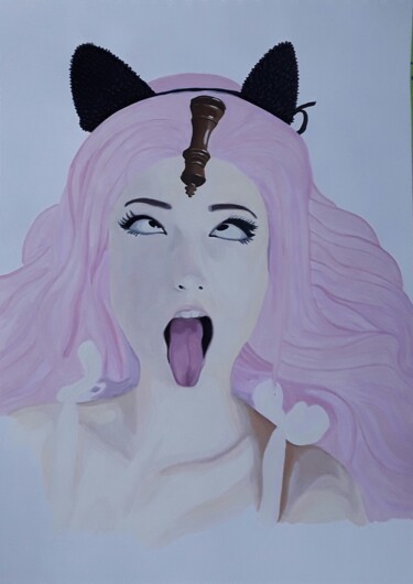 Mat du couloir Peinture intitulée "Mat du couloir" par Jacques François, Œuvre d'art originale, Gouache