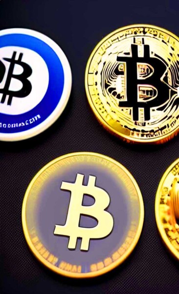 Digital Arts titled "BITCOIN - THE NEW T…" by Mahesh Tolani, Original Artwork, Digital Painting