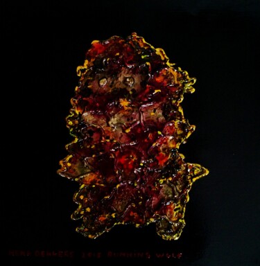Schilderij getiteld "Beertje 2" door Henk Dekkers, Origineel Kunstwerk, Acryl