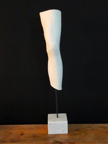 Ginocchio Scultura intitolato "Ginocchio" da Gianluigi Golfetto, Opera d'arte originale, Gesso