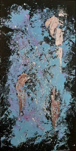 Variation #22-10 Painting titled "Variation #22-10" by Julia Leon, Original Artwork, Acrylic Mounted on Wood Stretcher frame