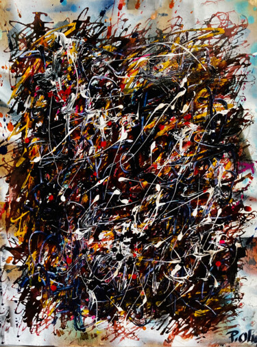 Painting titled ""grafikkkkkk5"" by Pierre Olié, Original Artwork, Lithography
