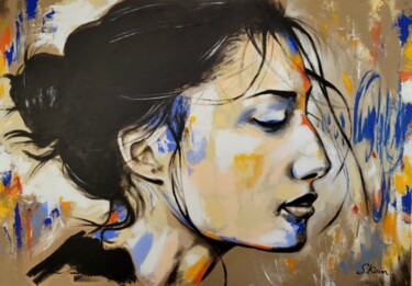 Peinture intitulée "Sophie" par Sébastien Klein, Œuvre d'art originale, Acrylique Monté sur Châssis en bois
