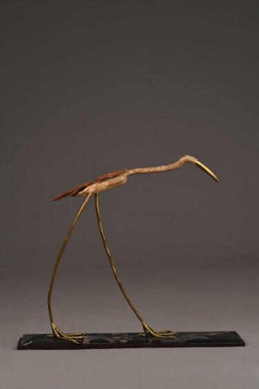 Sculpture intitulée "Le Prince de la Ter…" par Véro Lombard, Œuvre d'art originale, Bois