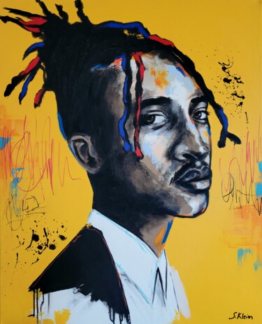 Peinture intitulée "William, the street…" par Sébastien Klein, Œuvre d'art originale, Huile Monté sur Châssis en bois