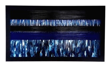 绘画 标题为“Savage Azurite” 由Bnsy, 原创艺术品, 丙烯 安装在木质担架架上