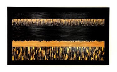 Painting titled "Savage Sand" by Bnsy, Original Artwork, Acrylic Mounted on Wood Stretcher frame