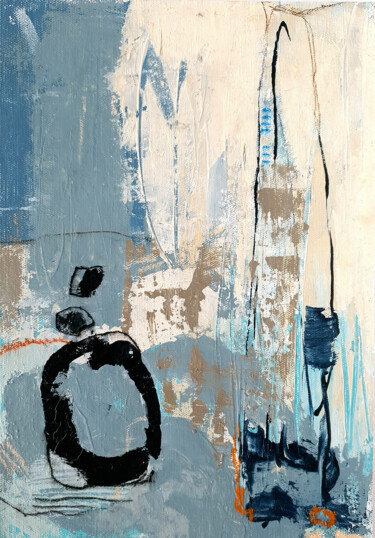 Quiet moment no. 1 Painting titled "Quiet moment no. 1" by Iulia Paun, Original Artwork, Acrylic Mounted on Plexiglass