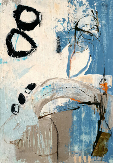 Quiet moment no. 3 Painting titled "Quiet moment no. 3" by Iulia Paun, Original Artwork, Acrylic Mounted on Plexiglass