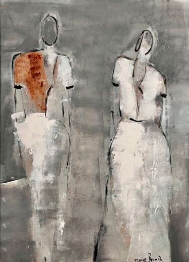 绘画 标题为“Personnages” 由Marie Rouach, 原创艺术品, 丙烯