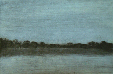 Gravures & estampes intitulée "Into the Quiet" par Luce, Œuvre d'art originale, Gravure