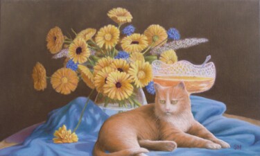 绘画 标题为“Букет с мёдом.” 由Sergey Mikheev, 原创艺术品, 丙烯 安装在artwork_cat.上