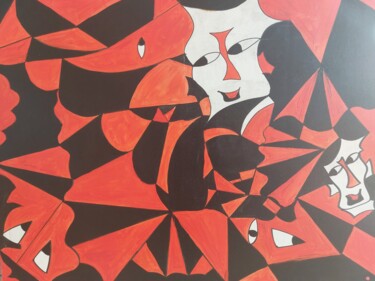 Peinture intitulée "une bouffée d'oxygè…" par Guillaume Monnet, Œuvre d'art originale, Acrylique Monté sur artwork_cat.