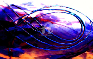 数字艺术 标题为“Abstrait Porcelain…” 由Vincent Litoux, 原创艺术品, 照片蒙太奇