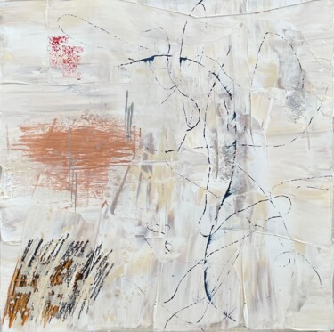 Abstract art Fading memories Part 2 Contemporary painting 绘画 标题为“Abstract art Fading…” 由Taia Tasman (Arttasmania), 原创艺术品, 丙烯