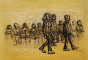图画 标题为“Normale indifferenz…” 由Francesco Cagnato, 原创艺术品, 蜡