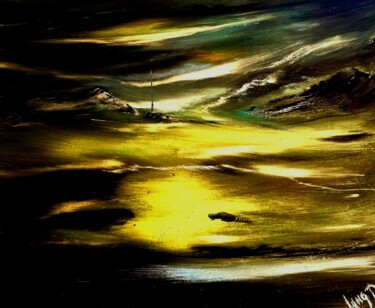 Peinture intitulée "Home by the sea #12…" par Pascal Jung, Œuvre d'art originale, Huile