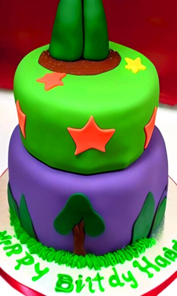 Digital Arts titled "BIRTHDAY CAKES 22" by Mahesh Tolani, Original Artwork, Digital Painting