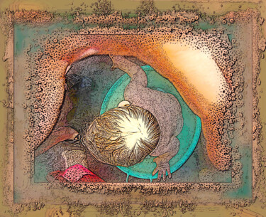 в тазике to the pelvis au bassin36 Digitale Kunst mit dem Titel "в тазике to the pel…" von Dima Dima Vil Ms Wilms (Rok Zivopisec Rock Painter), Original-Kunstw…