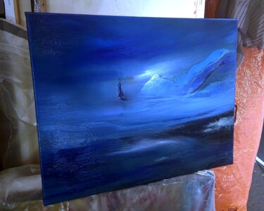 Peinture intitulée "Ocean Princess" par Pascal Jung, Œuvre d'art originale, Huile