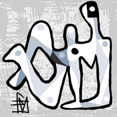 数字艺术 标题为“N34” 由Franck Vidal, 原创艺术品, 数字油画