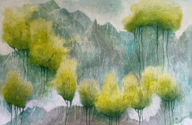 绘画 标题为“Morning journey” 由Natalie Aleksejeva (NatalieVerve), 原创艺术品, 丙烯
