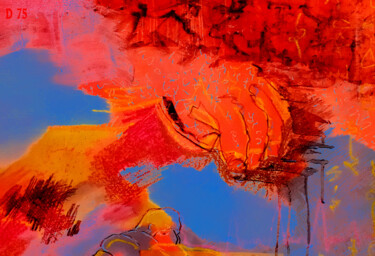 D75 Arts numériques intitulée "D75" par Anne-Michelle Vrillet (Mina), Œuvre d'art originale, Photographie manipulée