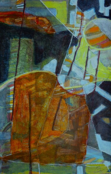 Peinture intitulée "Tyndarides" par Philippe Casaubon, Œuvre d'art originale, Huile