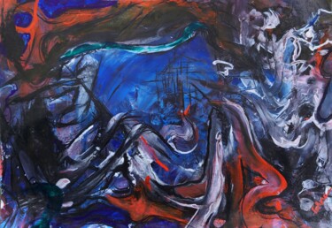 Pittura intitolato "marunchia" da Ana Maria Guta, Opera d'arte originale, Inchiostro