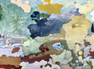 绘画 标题为“Paysage” 由Corinne Debonnière, 原创艺术品, 颜料