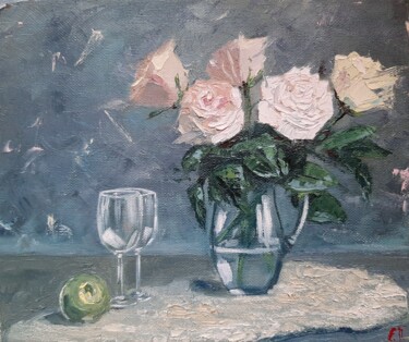 Printmaking titled "Roses(Print)M" by Elena Petrova, Original Artwork, Digital Print