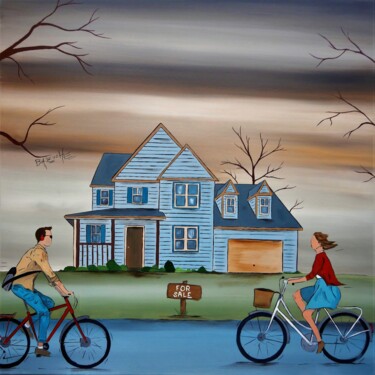 Malerei mit dem Titel "" Les couleurs de l…" von Bazoche, Original-Kunstwerk, Acryl